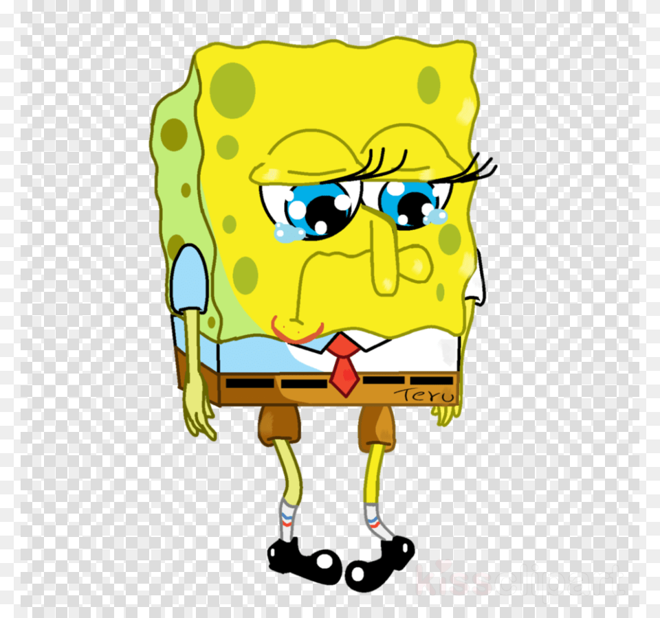 Sad Spongebob Clipart, Art, Face, Head, Person Free Png Download