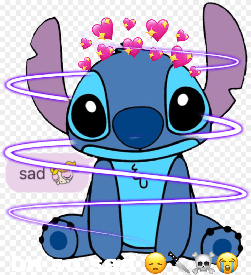 Sad Stich France Nature Disney Dibujos Bonitos De Stitch, Art, Graphics Free Png