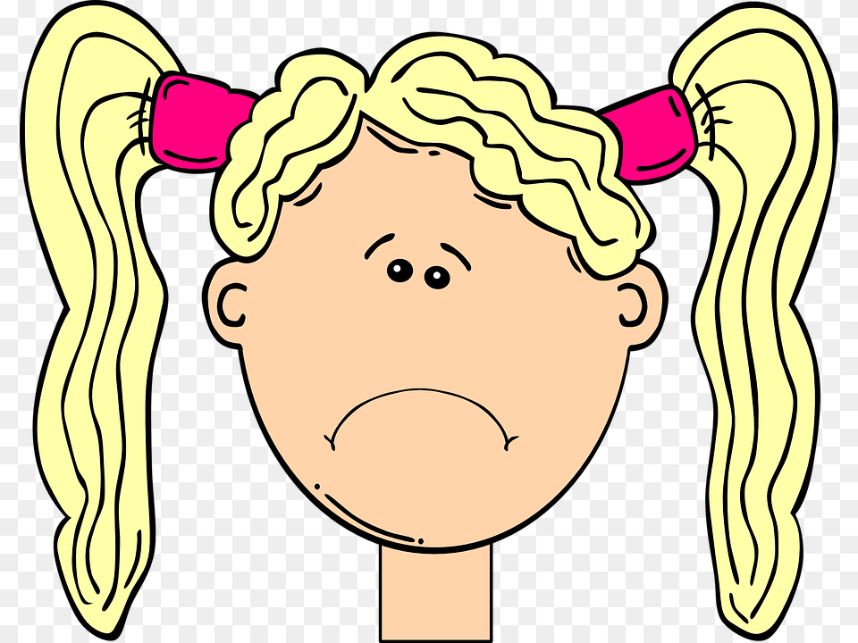 Sad Student Cliparts Clip Art, Face, Head, Person, Baby Free Png Download