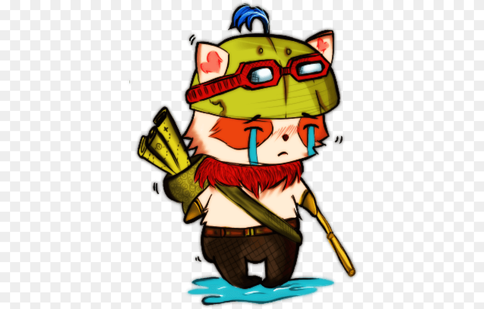 Sad Teemo Fan Art, Book, Comics, Publication, Baby Free Transparent Png