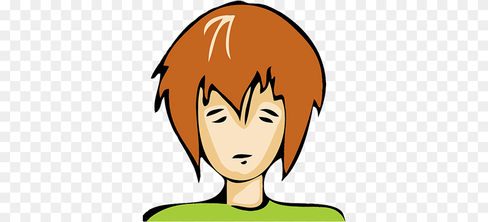 Sad Teenage Boy Sad People Cartoon, Face, Head, Person, Book Png Image