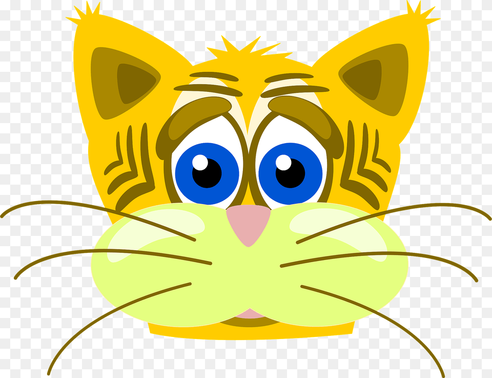 Sad Tiger Face Clipart, Animal, Fish, Sea Life, Shark Png Image