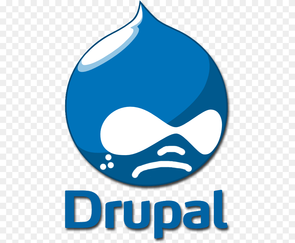 Sad Unhappy Drupal Logo Drupal Logo, Astronomy, Moon, Nature, Night Png