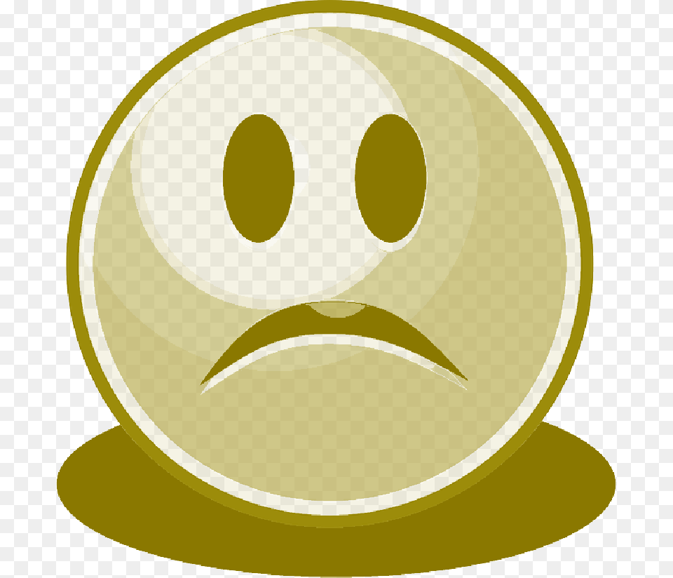 Sad Unhappy Sorry Cheerless Smiley Yellow Face Smiley, Sphere, Clothing, Hardhat, Helmet Free Transparent Png