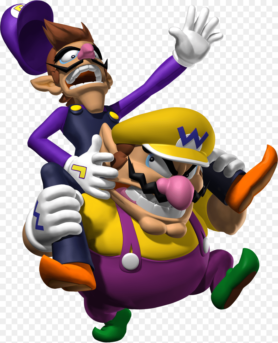 Sad Waluigi 2 Image Wario And Waluigi Brothers, Baby, Person, Performer Free Png