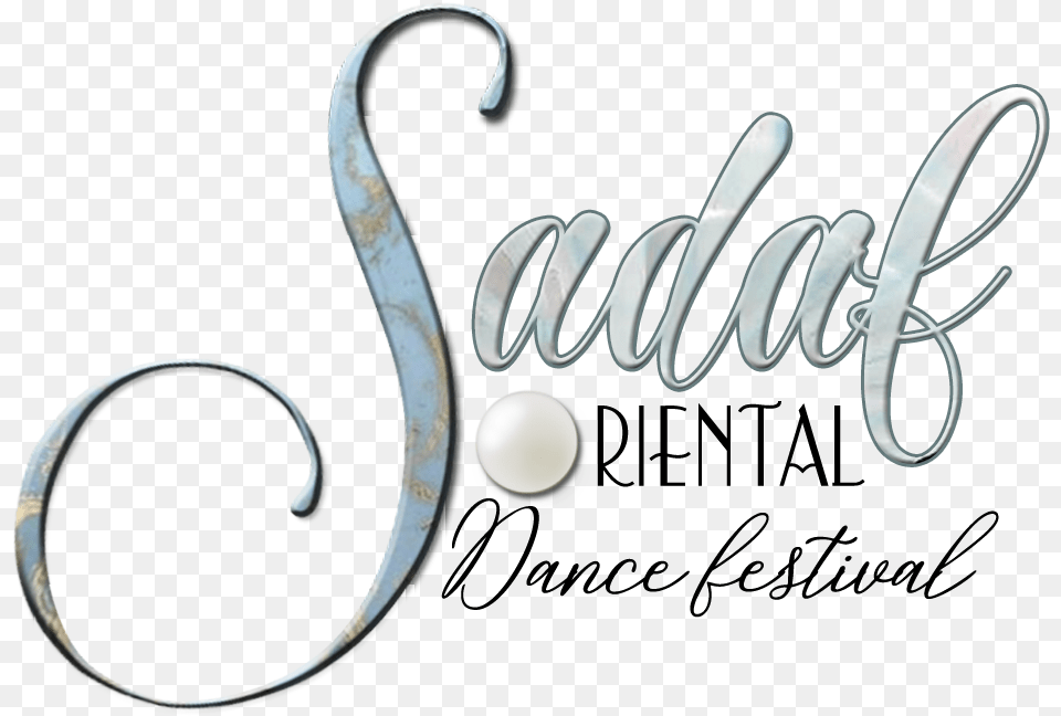 Sadaf Oriental Dance Festival Calligraphy, Handwriting, Text, Accessories, Earring Free Png