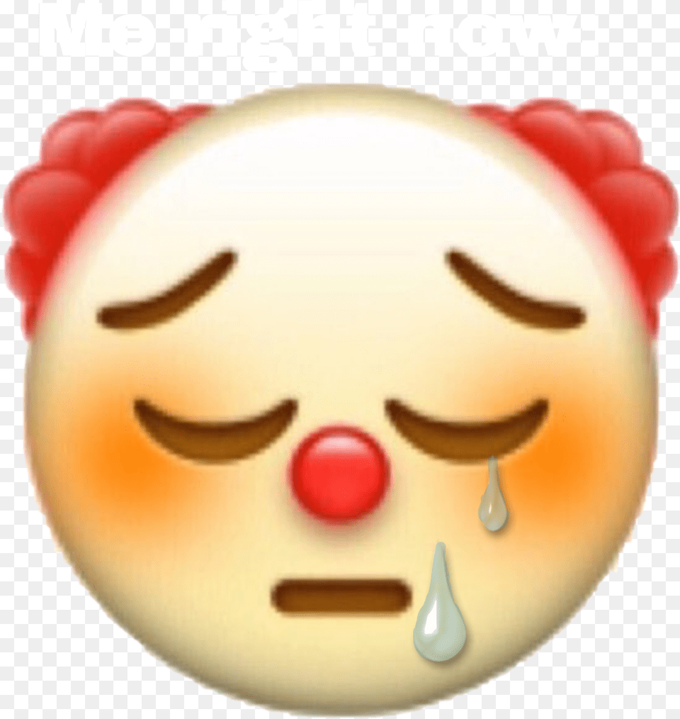 Sadclown Cryingclown Sad Clown Clownemoji Emoji Png Image