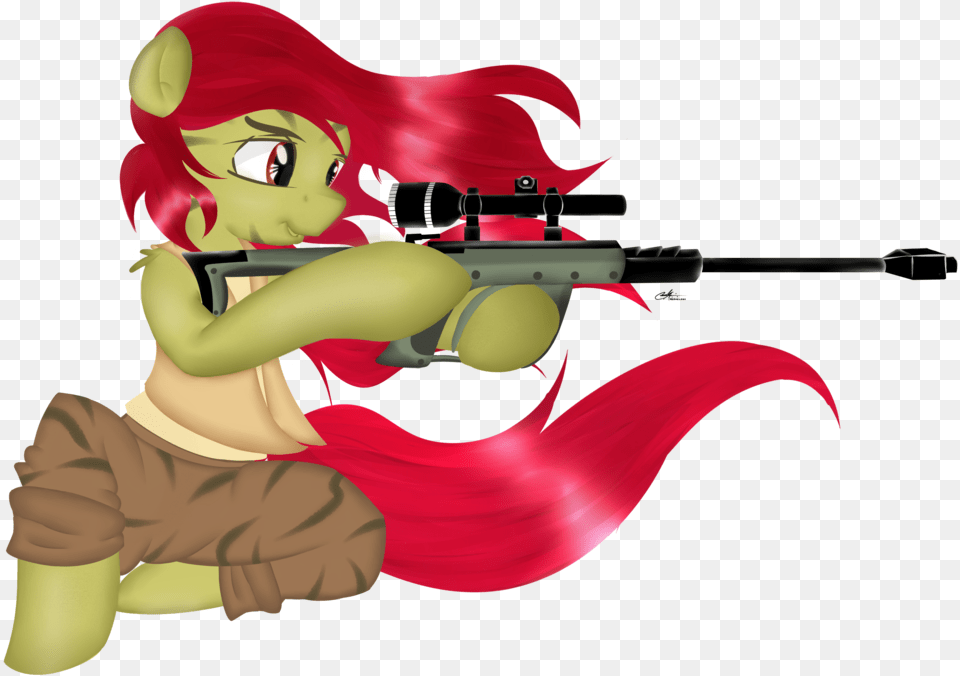 Saddnesspony Dead Source Earth Pony Female Gun Cartoon, Weapon, Rifle, Firearm, Book Free Transparent Png