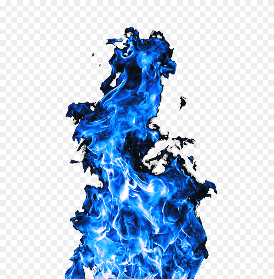 Sades Moyu Usb Wired Transparent Blue Fire, Flame, Adult, Bride, Female Free Png Download