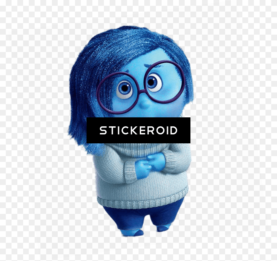 Sadness Sadness Inside Out Cardboard Cutout Standup, Plush, Toy, Baby, Person Free Png