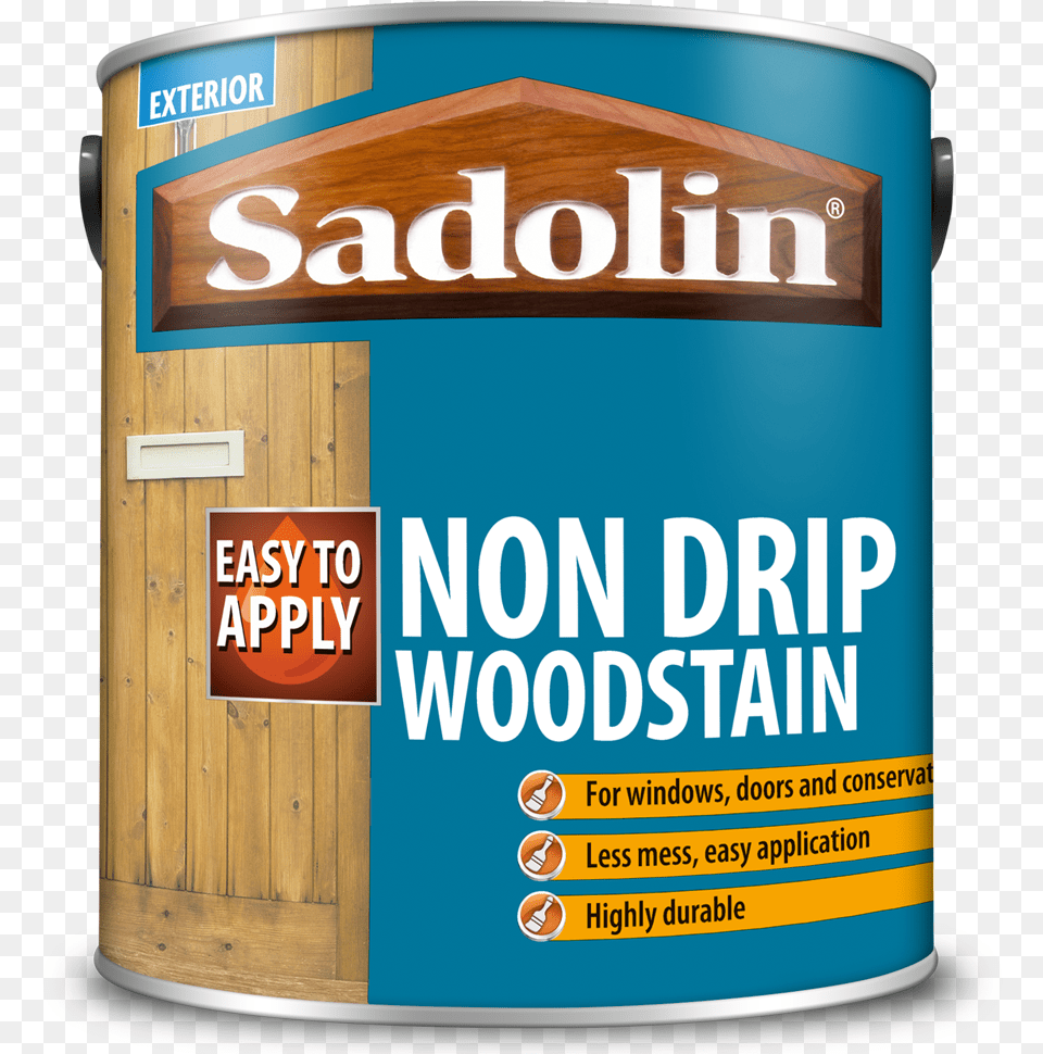 Sadolin Non Drip Woodstain Ebony Sadolin Decking Stain And Protector Reviews, Mailbox, Paint Container, Tin Free Png Download