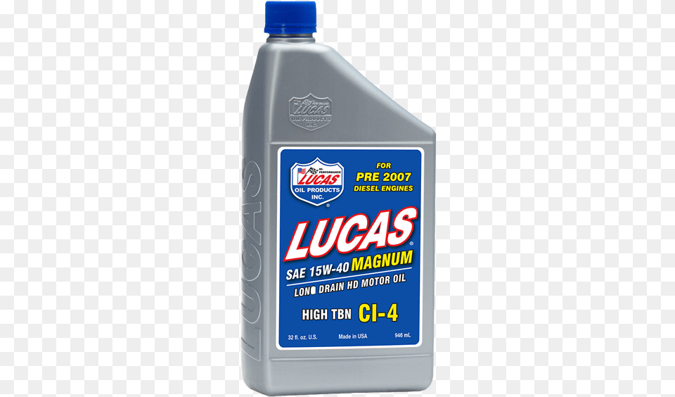 Sae 15w 40 Magnum High Tbn Ci 4 Oilquartgallon2 Lucas 10w40 Synthetic Motorcycle Oil, Bottle, Aftershave Png