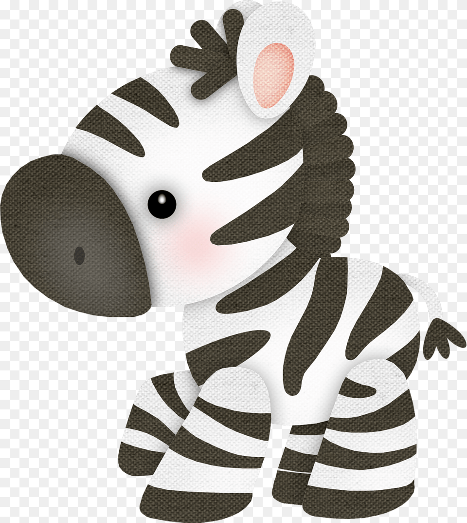 Safari Baby Clip Blue Classic Cute Personalized Zebra Apron, Plush, Toy Free Png