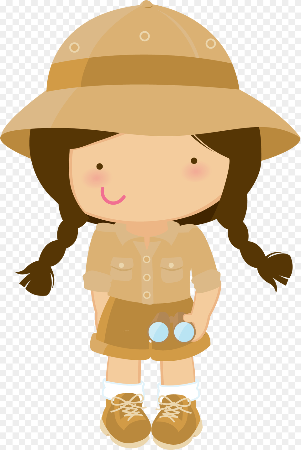 Safari Girl Clip Art, Clothing, Hat, Sun Hat, Baby Free Transparent Png