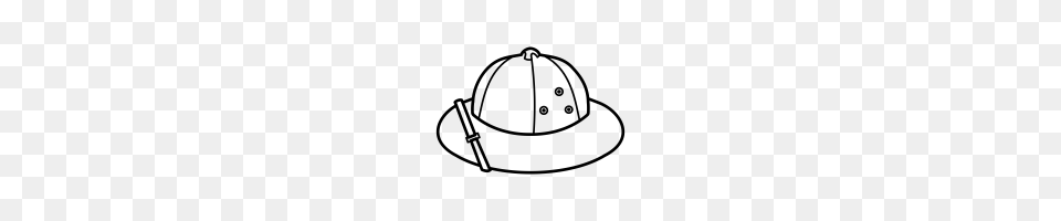 Safari Hat Icons Noun Project, Gray Free Png Download