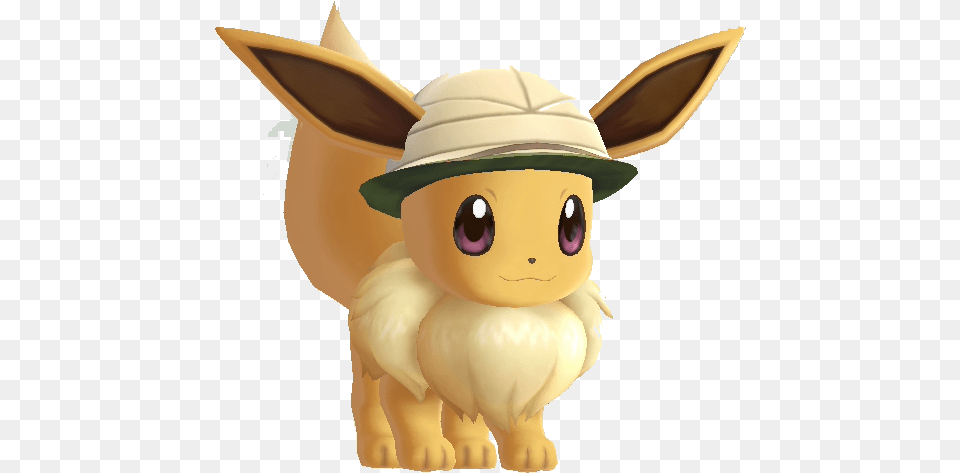 Safari Hat Let39s Go Eevee Transparent, Baby, Person, Plush, Toy Png