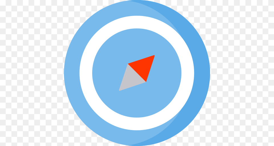 Safari Icon, Triangle, Disk Free Png Download