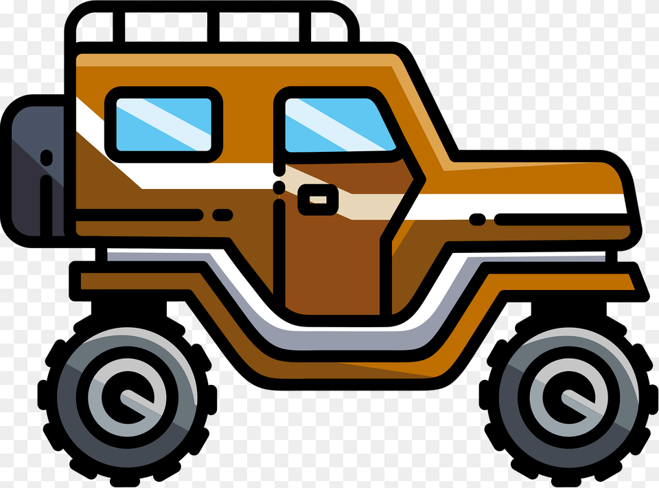 Safari Jeep Clipart, Car, Transportation, Vehicle, Bulldozer Png