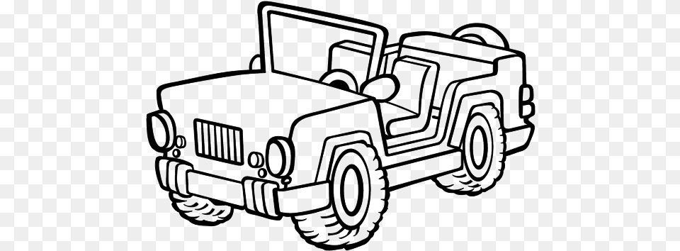 Safari Jeep Drawing At Getdrawings Colouring Jeep, Gray Png