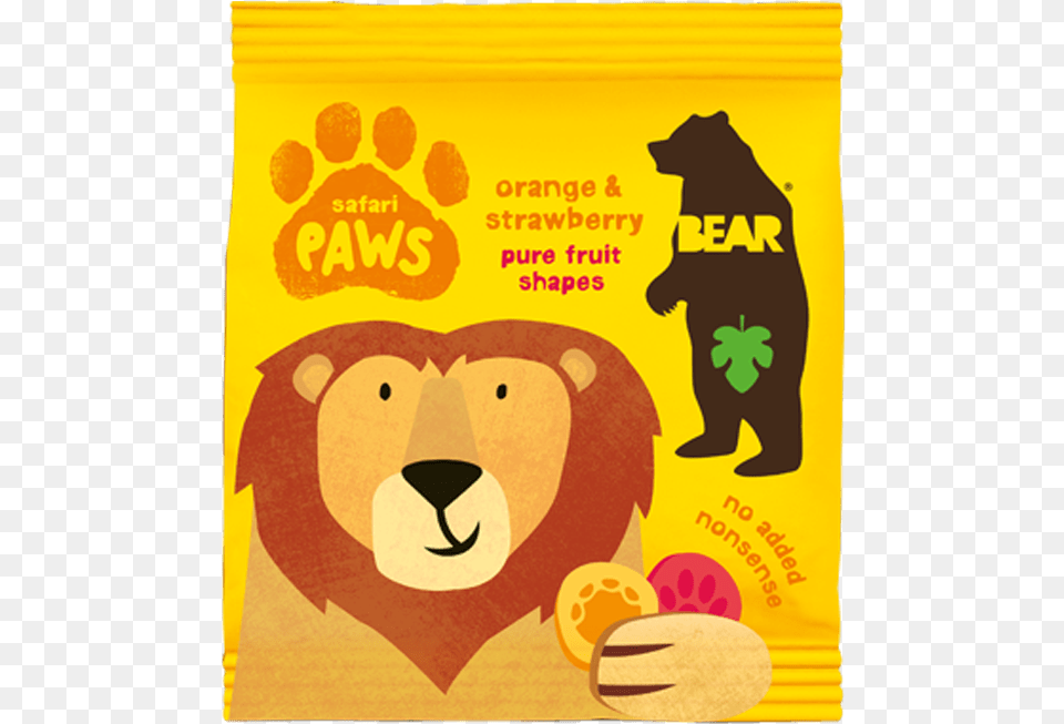 Safari Paws Web Bear Mango And Strawberry, Advertisement, Animal, Mammal, Poster Png Image