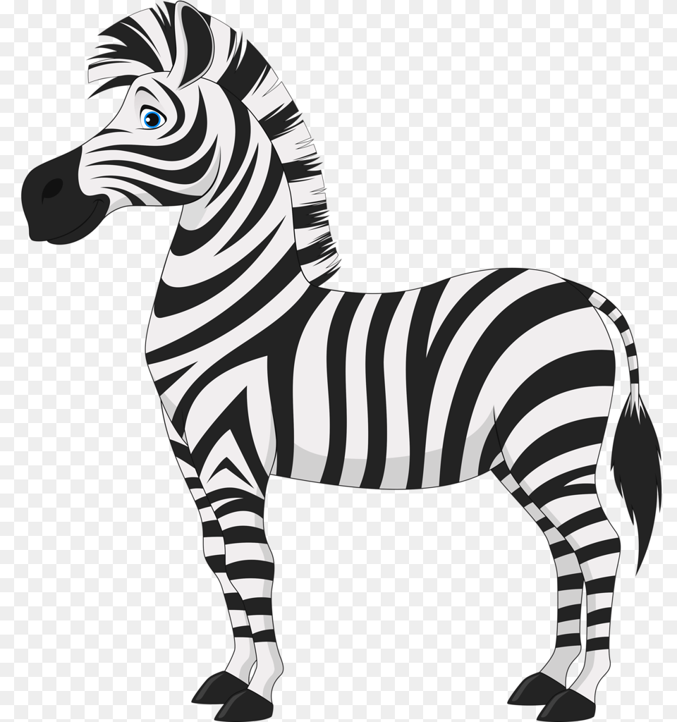 Safari Printables Zebra Cartoon Cartoon, Animal, Mammal, Wildlife Png Image