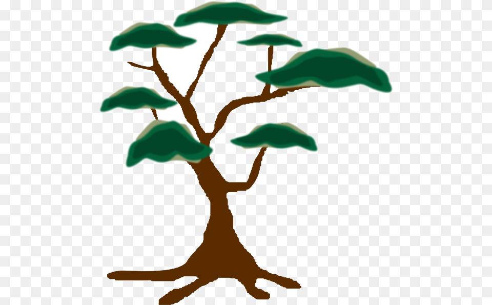 Safari Trees Tree Clip Art At Vector Royalty Transparent, Plant, Potted Plant, Animal, Dinosaur Png