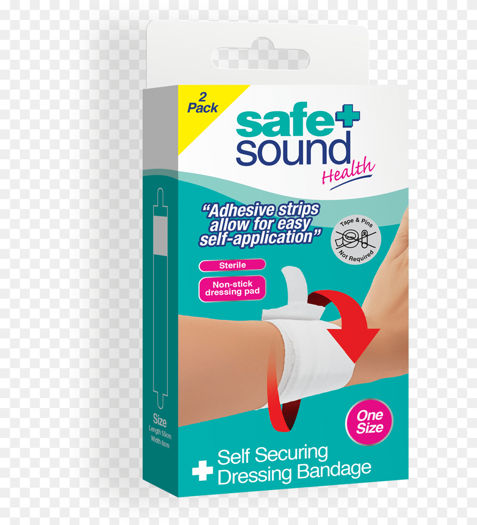 Safe And Sound Health Self Securing Dressing Bandage, First Aid Png Image