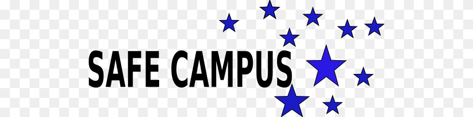Safe Campus With Stars Clip Art, Star Symbol, Symbol Free Transparent Png
