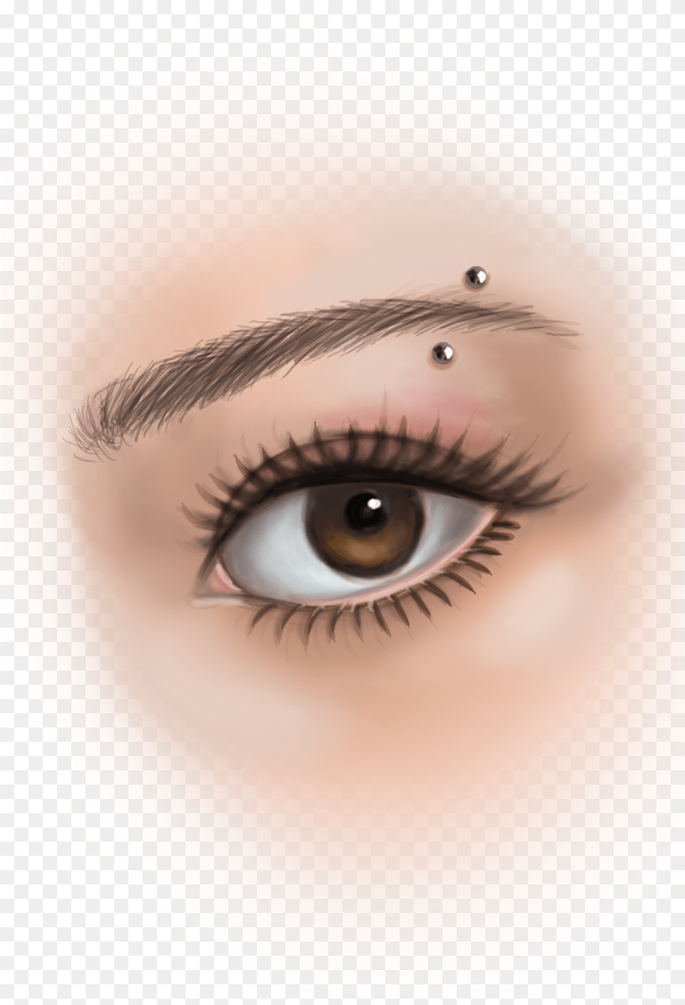 Safe Eyebrow Piercing Contact Https Eye Liner, Person, Face, Head, Baby Free Png