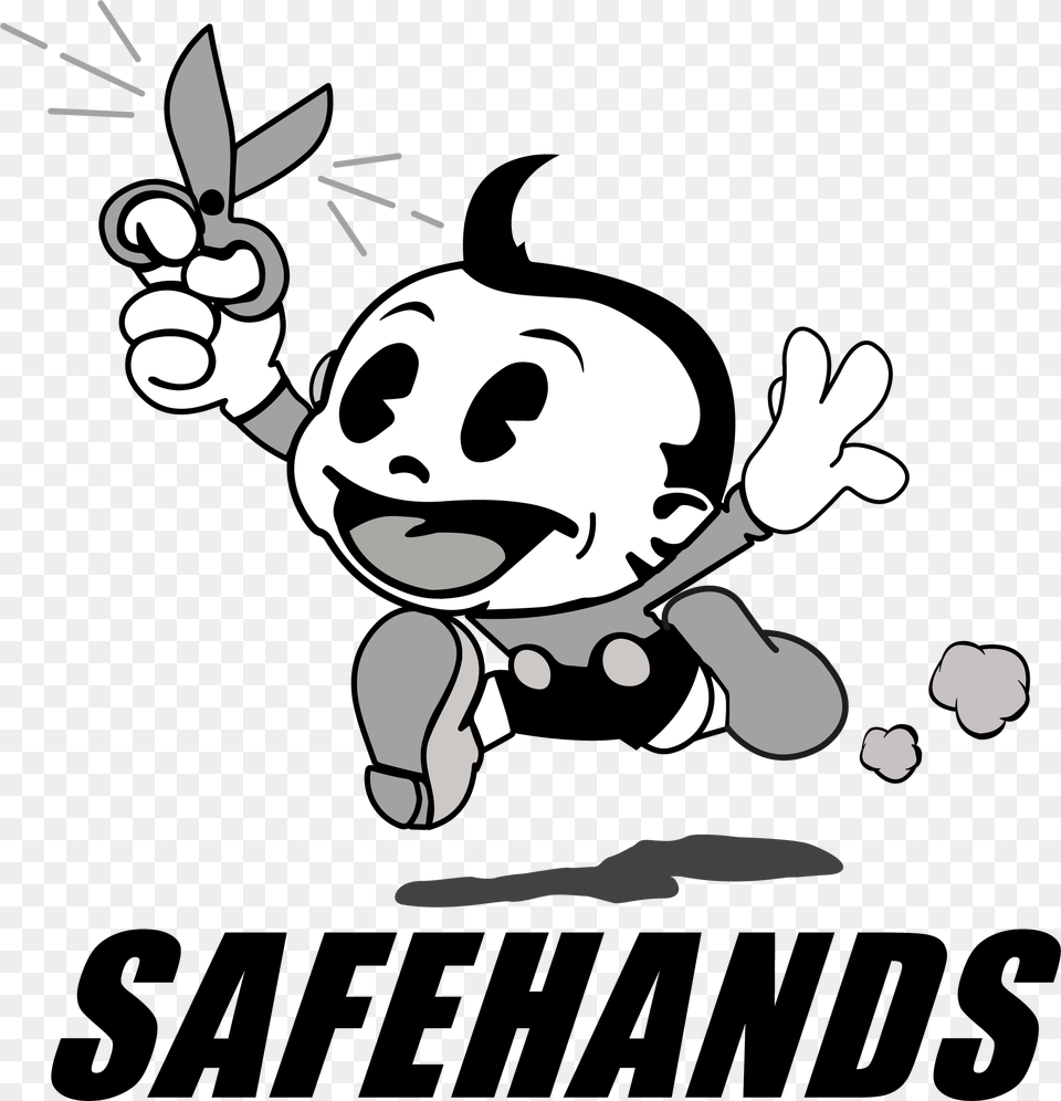 Safe Hands Barbers, Stencil, Baby, Person, Face Free Png Download