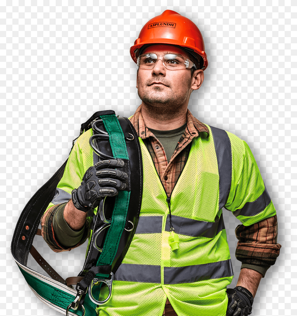 Safe Is The Only Way We Work Learn More Construction Worker, Person, Helmet, Hardhat, Glove Png