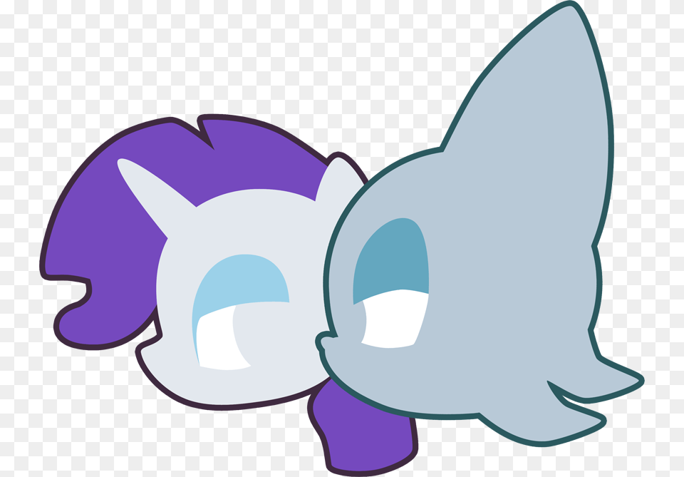 Safe Rarity Crossover Sonic The Hedgehog Duo Mlp Rouge The Bat, Outdoors, Nature, Animal, Fish Free Png