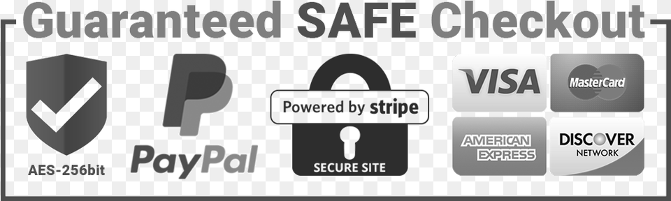 Safe Secure Checkout Black, Text Free Png Download