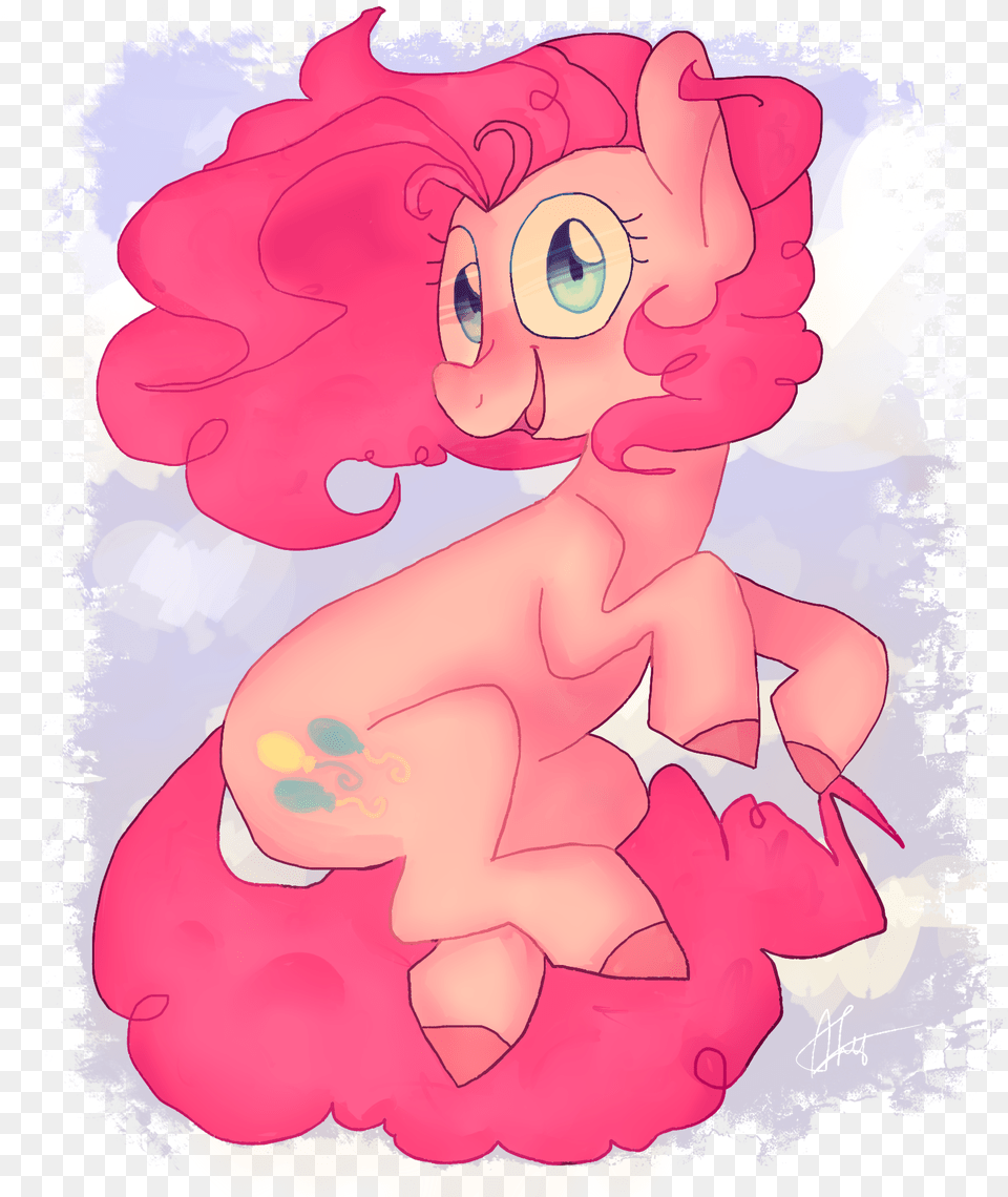Safe Solo Pinkie Pie Cute Smiling Diapinkes, Art, Graphics, Baby, Person Png Image