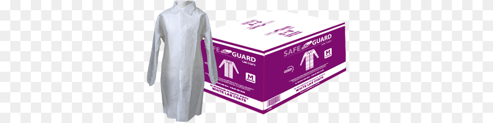 Safeguard Lab Coat Box, Clothing, Lab Coat, Long Sleeve, Sleeve Free Png