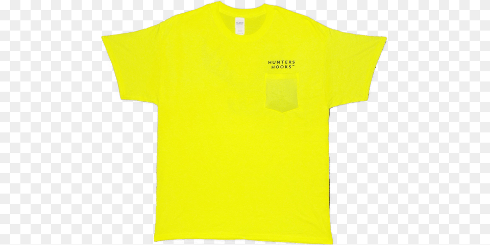 Safetee Green Shirt Wpocket T Shirt Yellow, Clothing, T-shirt Free Transparent Png