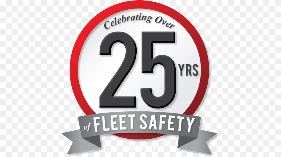 Safety Alert Fleet Safety Leader 25 Years Number, Symbol, Text Free Transparent Png