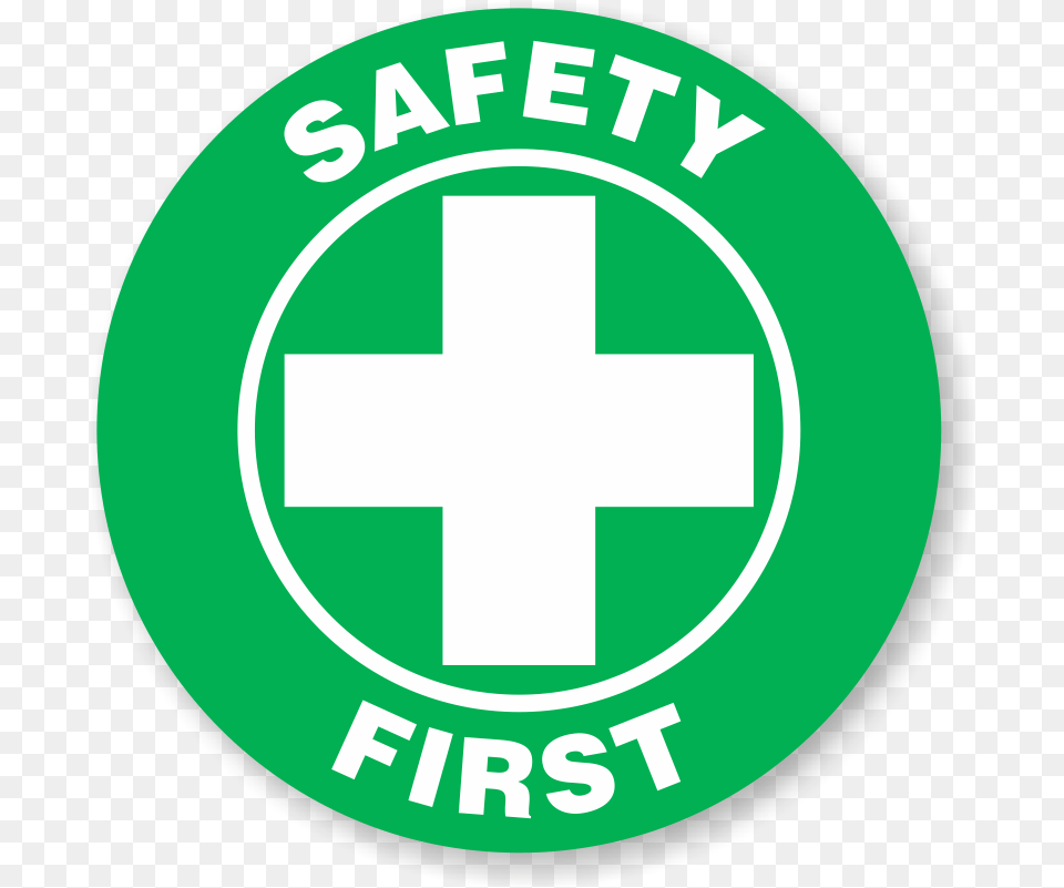 Safety First Hard Hat Decals Emblem, Logo, First Aid Free Png Download