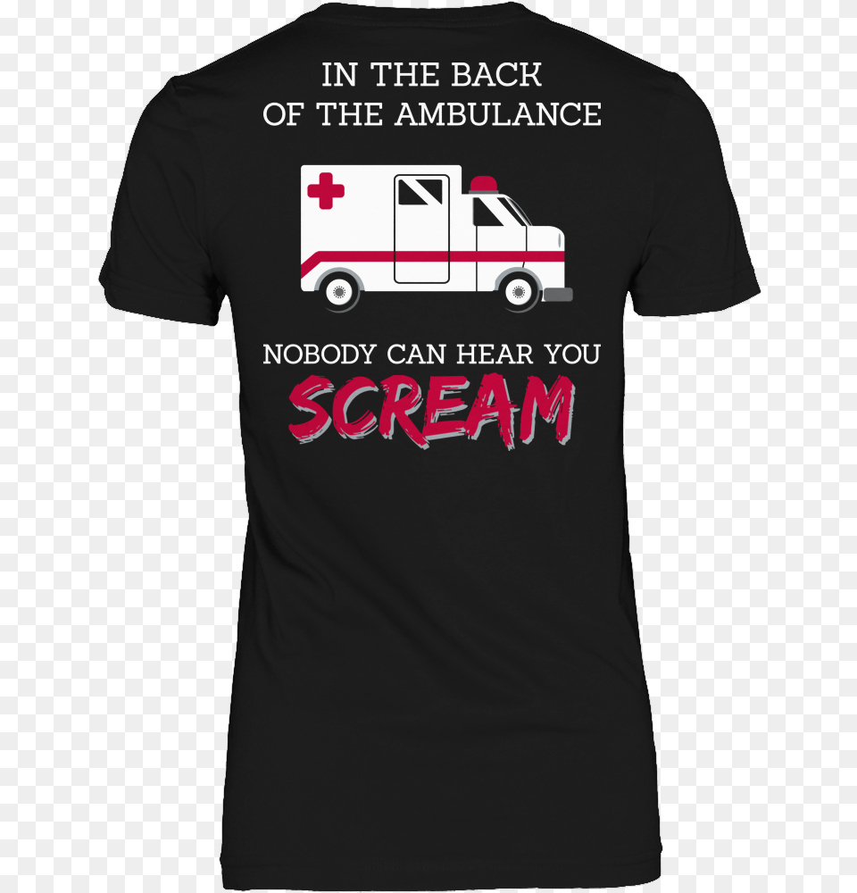 Safety First T Shirt Design, Clothing, T-shirt, Ambulance, Transportation Free Png Download