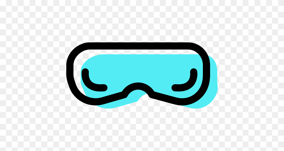 Safety Glasses Flat Icon, Accessories, Goggles, Smoke Pipe, Face Free Png