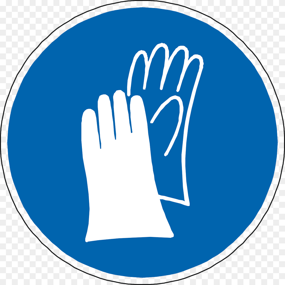 Safety Gloves Sign, Clothing, Glove Free Png
