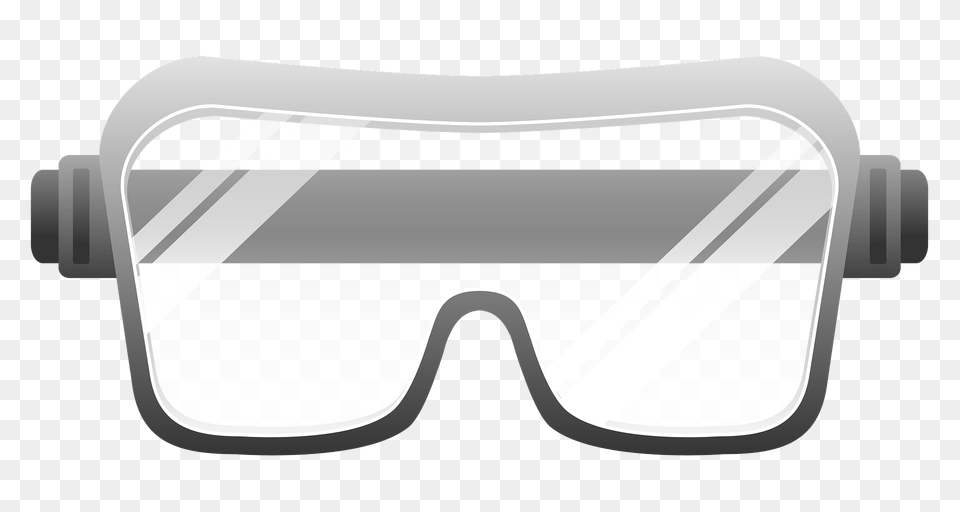 Safety Goggles Grayscale Clipart, Accessories Png Image