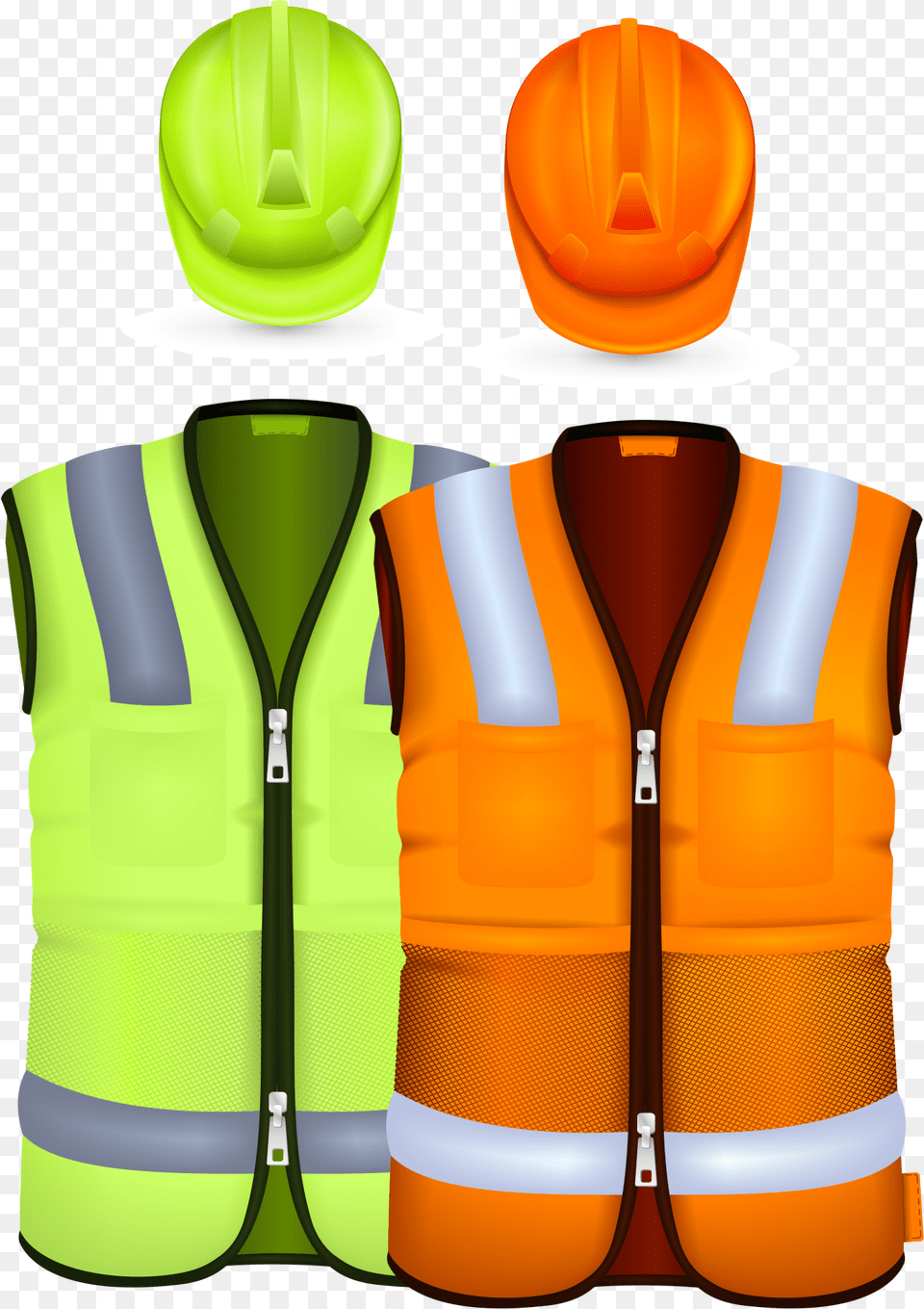 Safety Helmets Safety Vest 3d Model, Clothing, Lifejacket Free Transparent Png