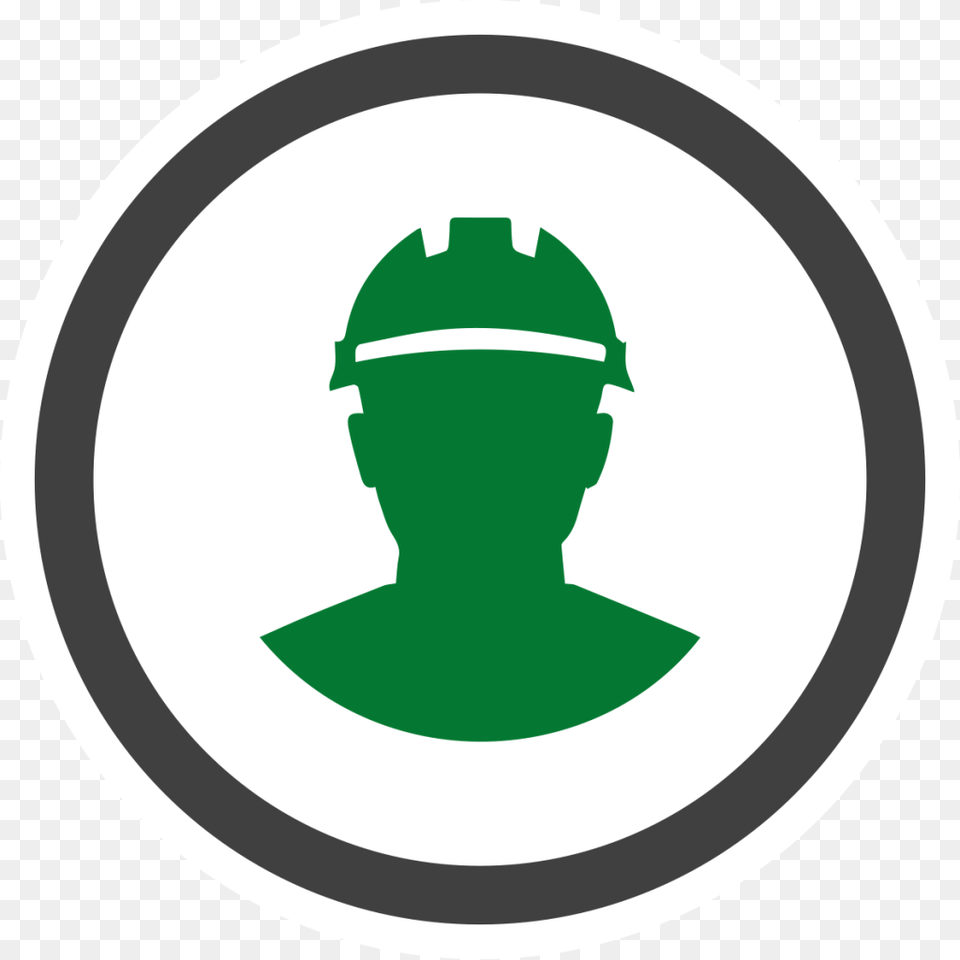 Safety Icon Green Safety And Environment Icon, Logo, Baby, Person, Helmet Free Png Download