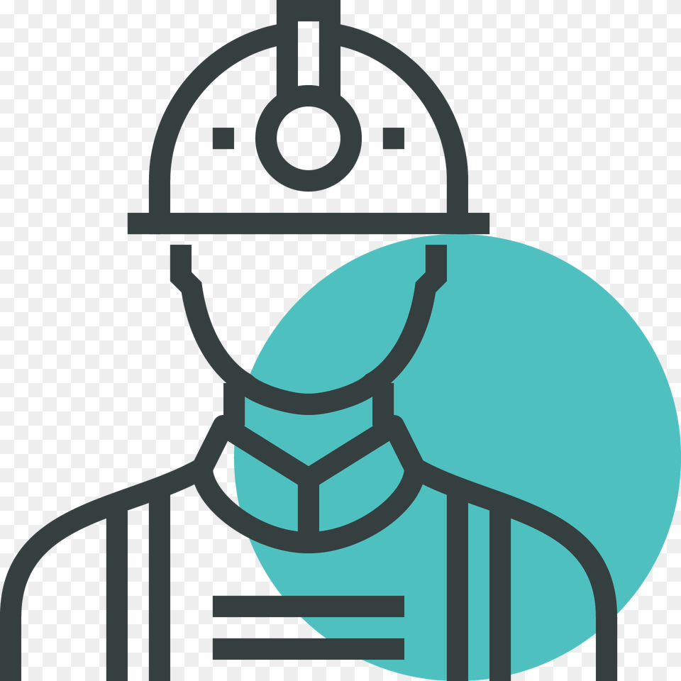 Safety Line Icon Labor Law Icon, Clothing, Hardhat, Helmet, Device Free Png