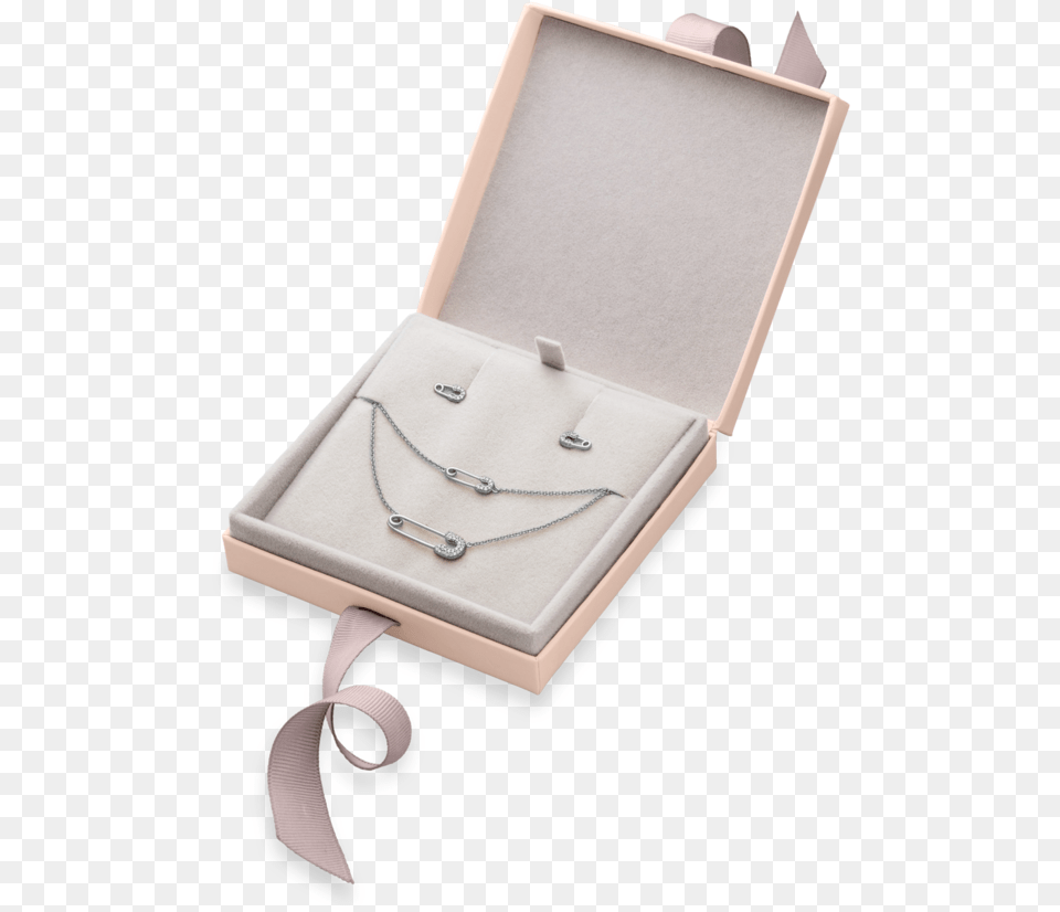 Safety Pin Gift Box Silver Locket, Accessories, Formal Wear, Jewelry, Necklace Free Transparent Png