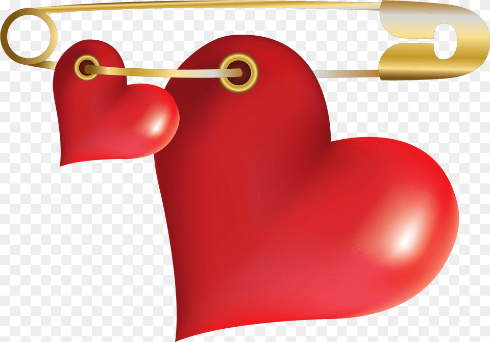 Safety Pin Photo Heart Free Png Download