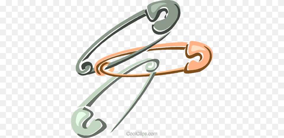 Safety Pin Royalty Vector Clip Art Illustration, Bow, Weapon Free Png Download