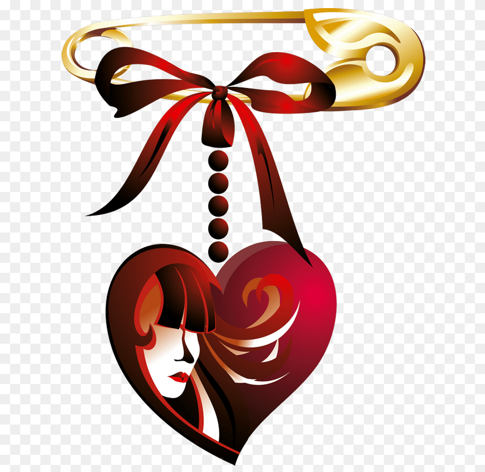 Safety Pin With Peart Decor Clipart Gallery, Face, Head, Person, Tape Png