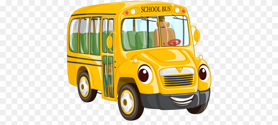 Safety Road Clip Art Card Ideas, Bus, Transportation, Vehicle, School Bus Png Image